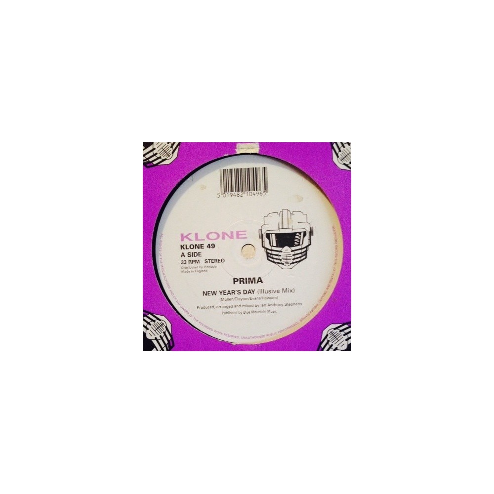 Prima ‎– New Year's Day / Say You Love Me 