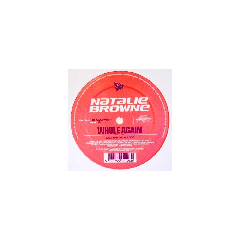 Natalie Browne ‎– Whole Again 