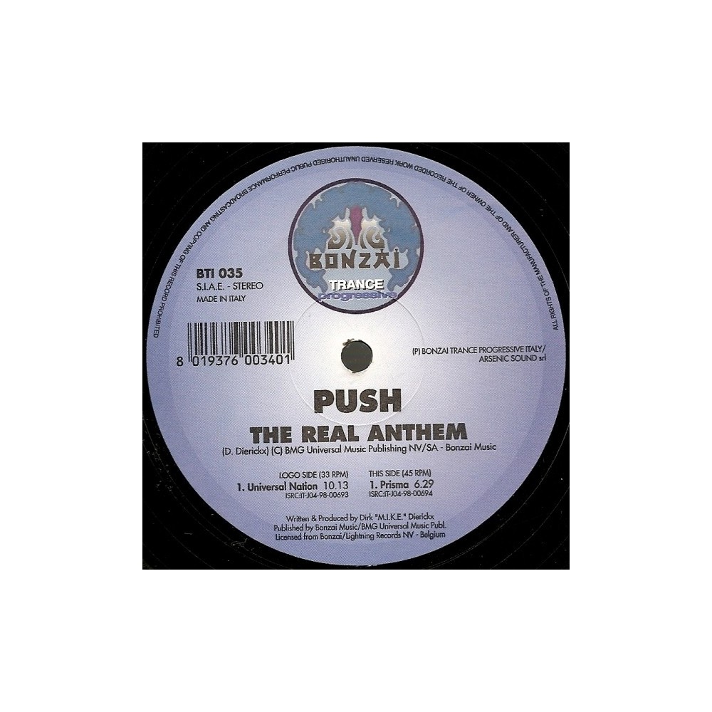 Push ‎– The Real Anthem 