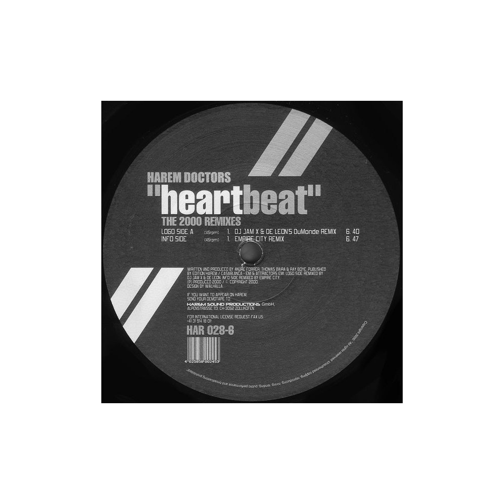 Harem Doctors ‎– Heartbeat (The 2000 Remixes) 