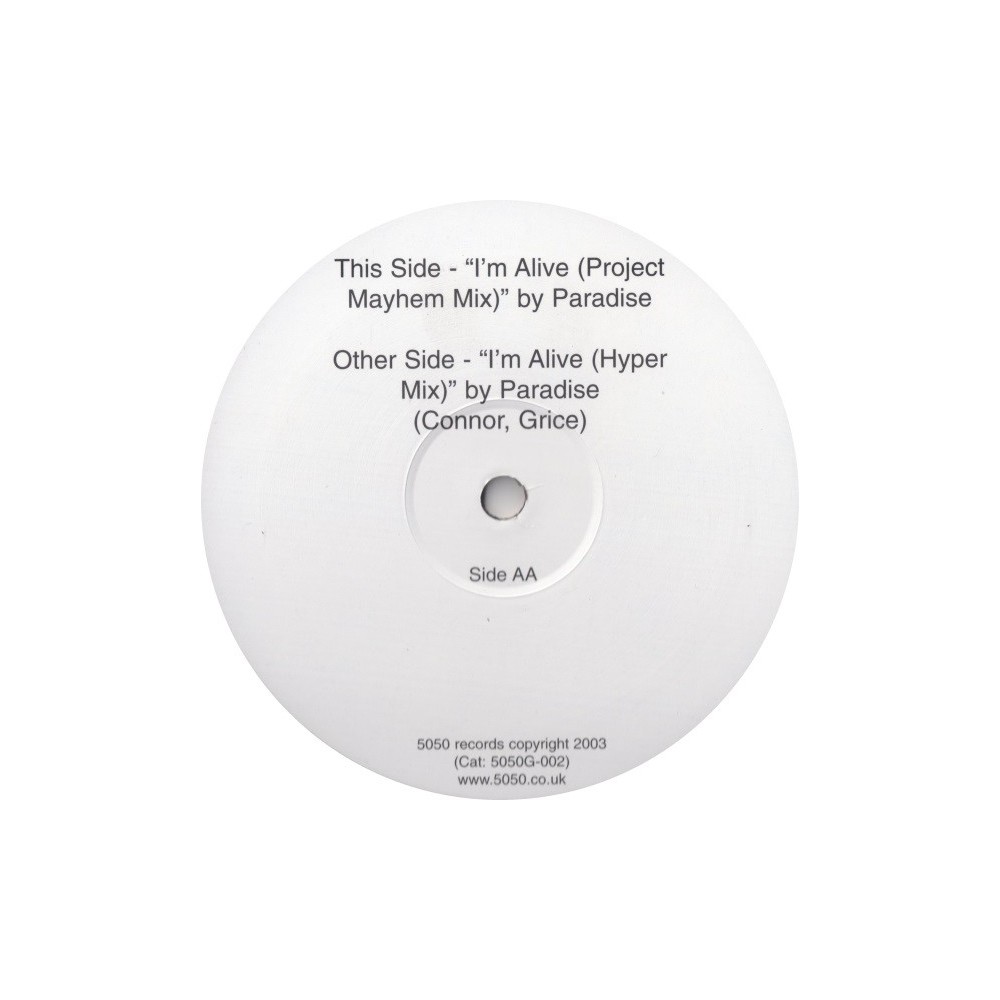 Paradise ‎– I'm Alive