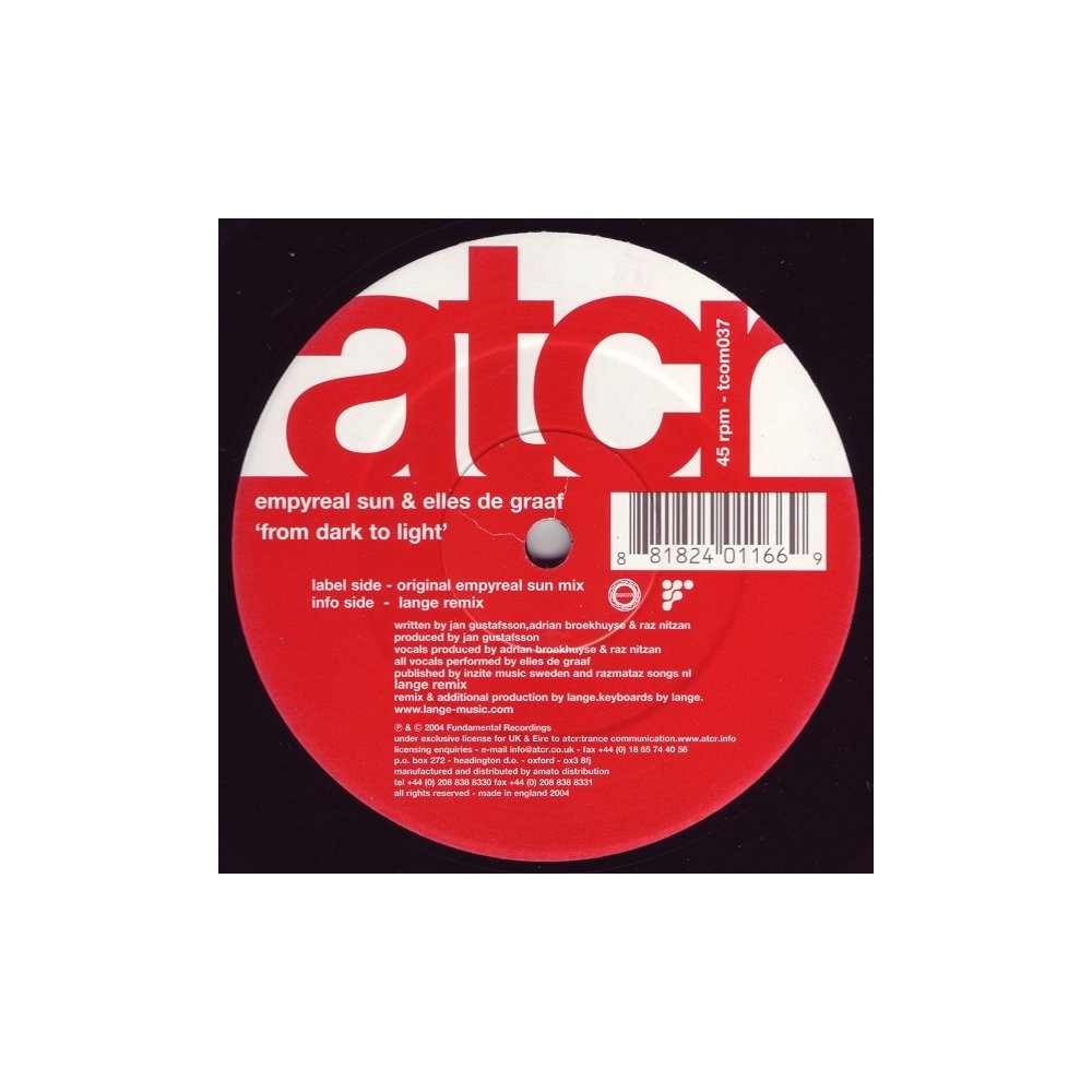  Empyreal Sun & Elles de Graaf ‎– From Dark To Light 