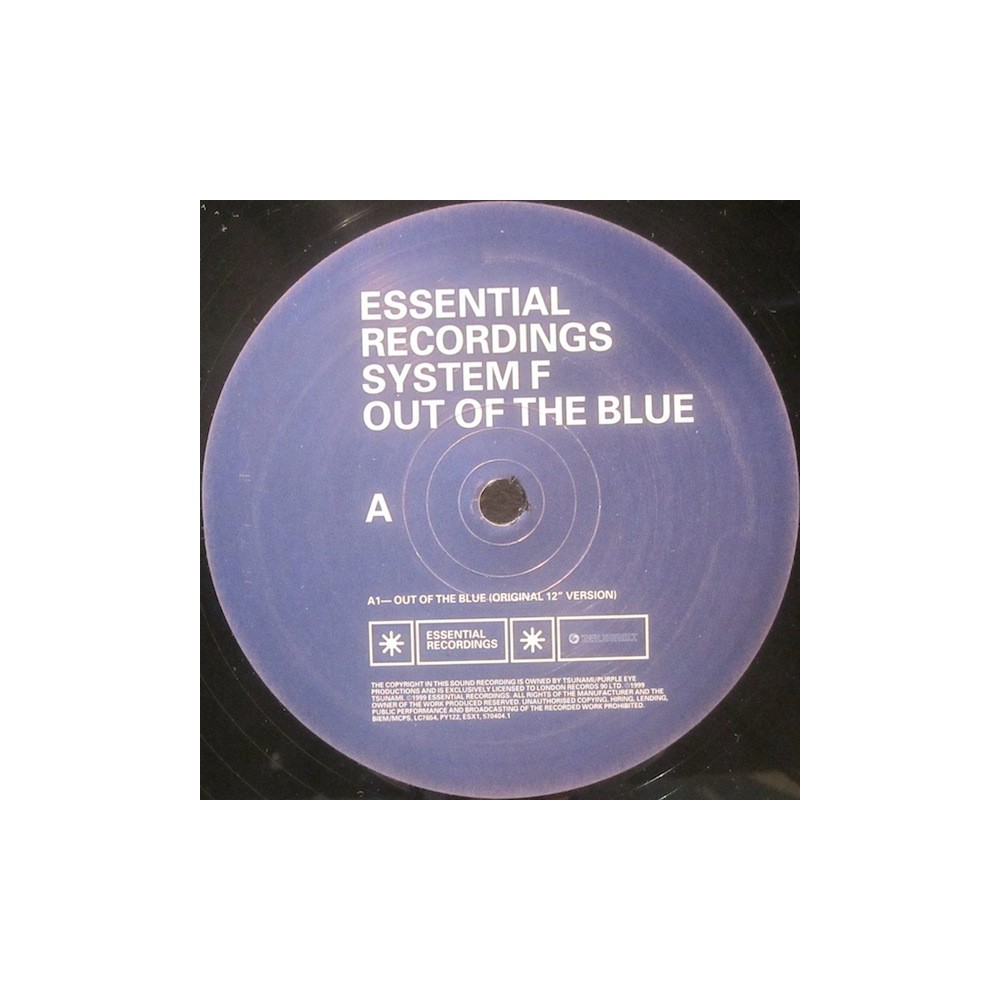 System F ‎– Out Of The Blue (ESSENTIAL RECORDINGS)