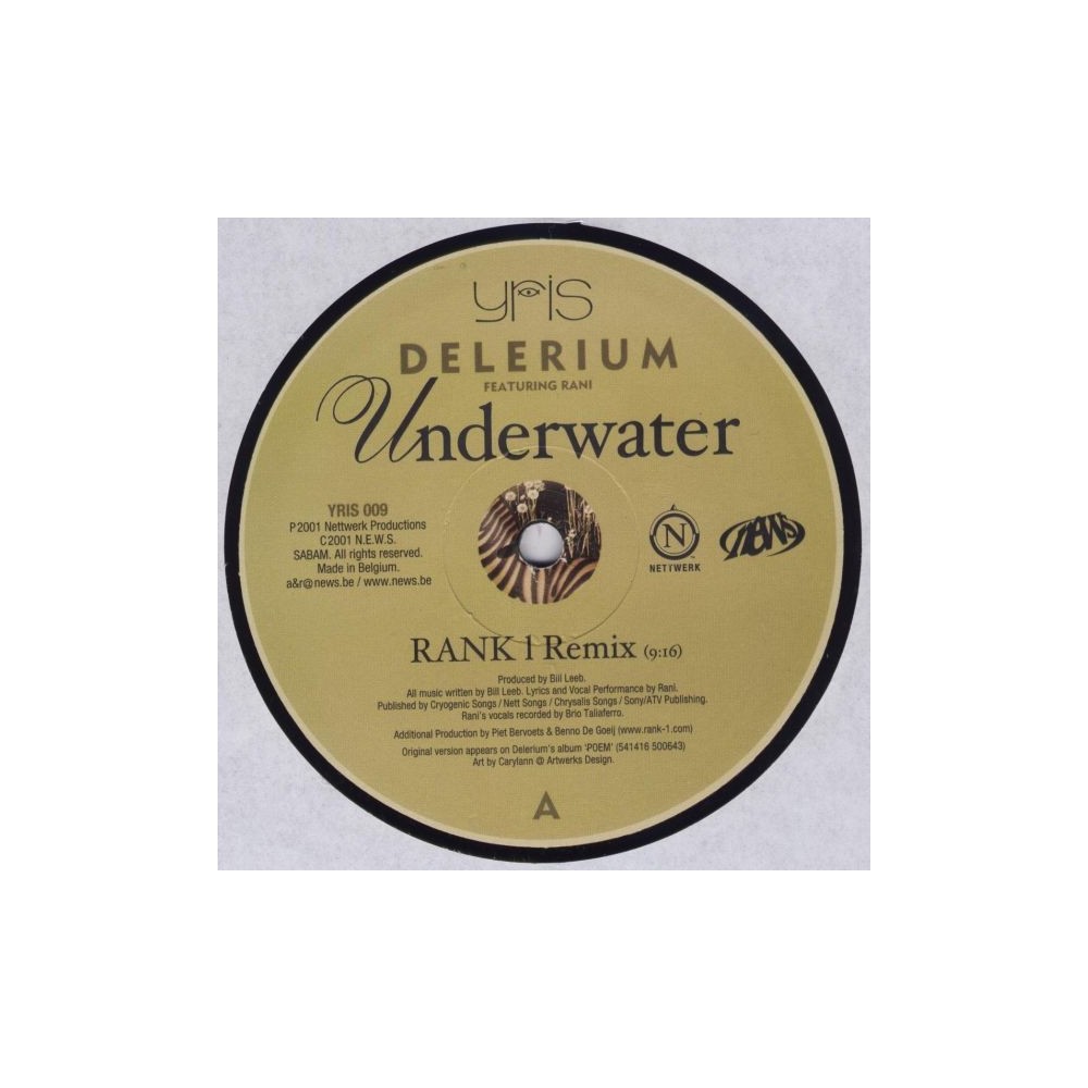 Delerium Featuring Rani – Underwater (Rank 1 Remix)