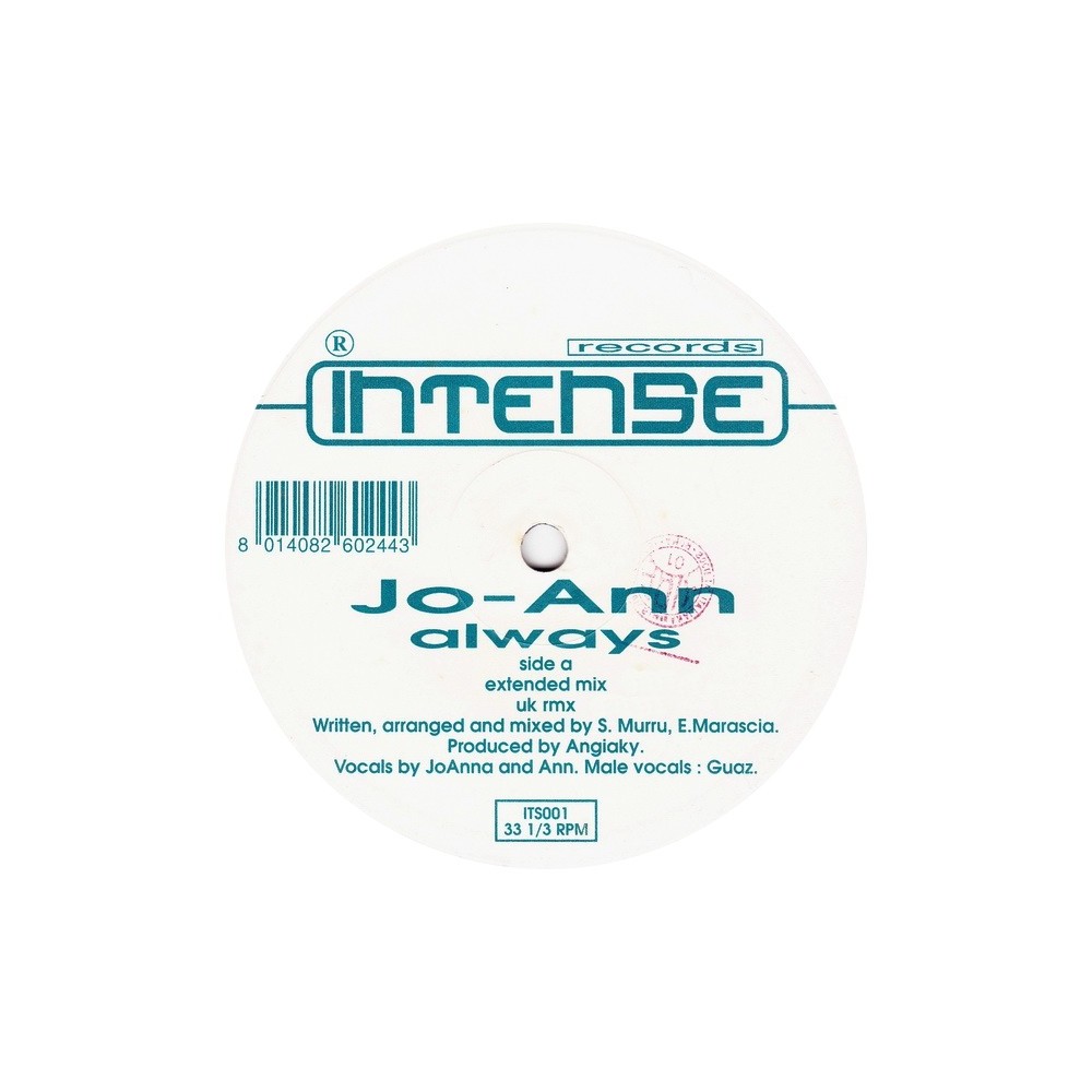 Jo-Ann – Always (INTENSE MUSIC)