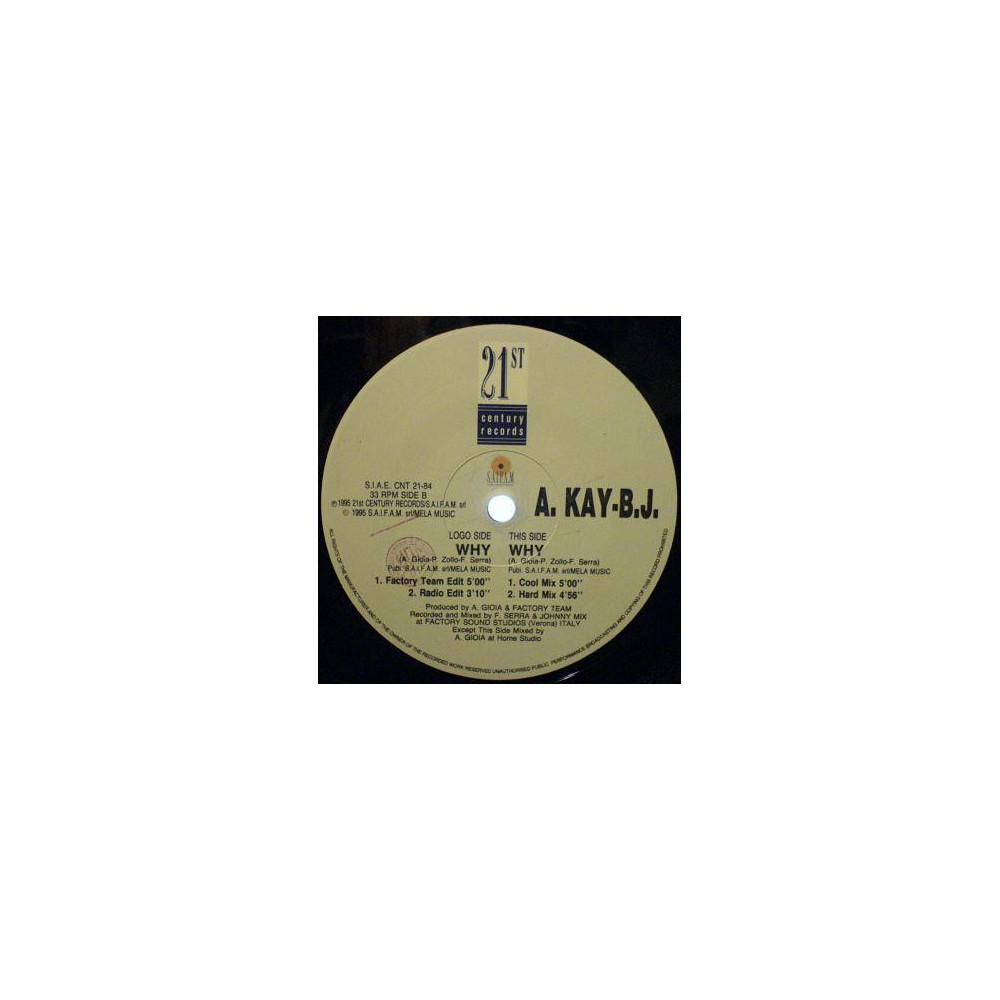 A Kay BJ ‎– Why 