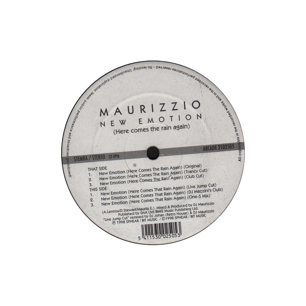 Maurizzio - New Emotion (TEMAZO JUMPER 98 JOSE CONCA)