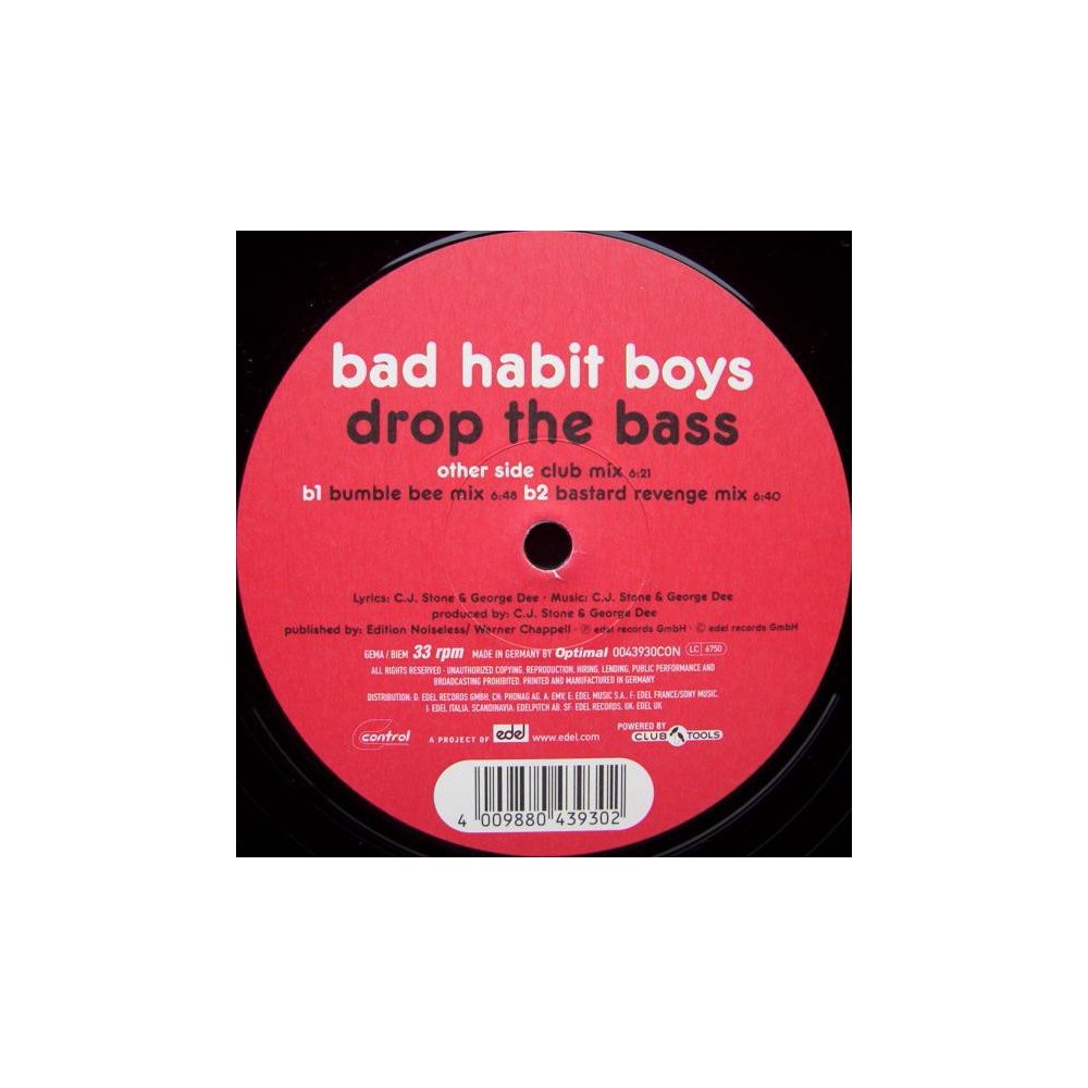 Bad Habit Boys ‎– Drop The Bass 