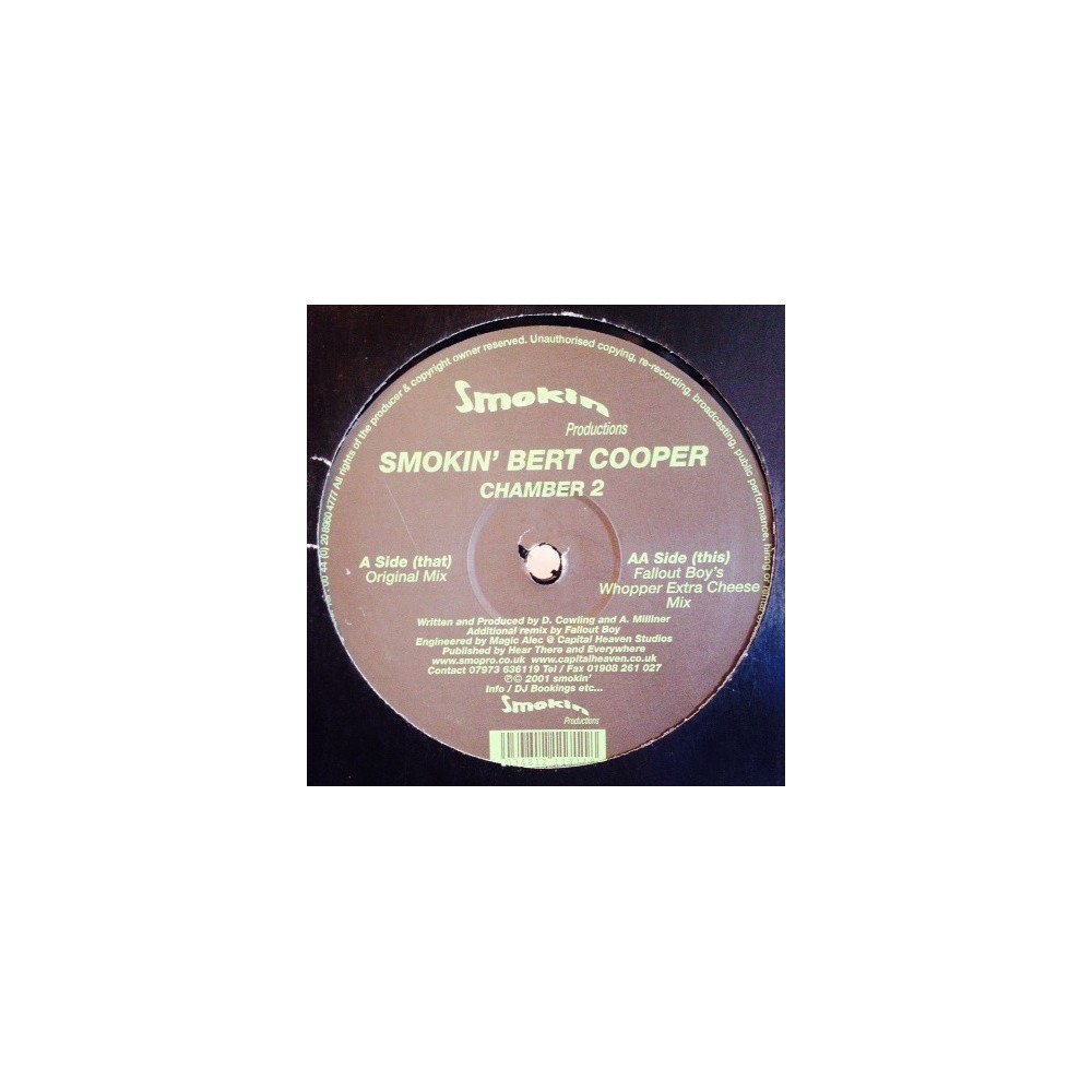 Smokin' Bert Cooper ‎– Chamber 2