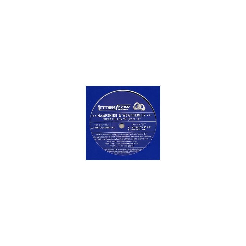 Hampshire & Weatherley ‎– Breathless 99 (Part 1) 