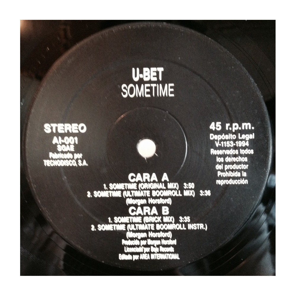 U-Bet ‎– Sometime 