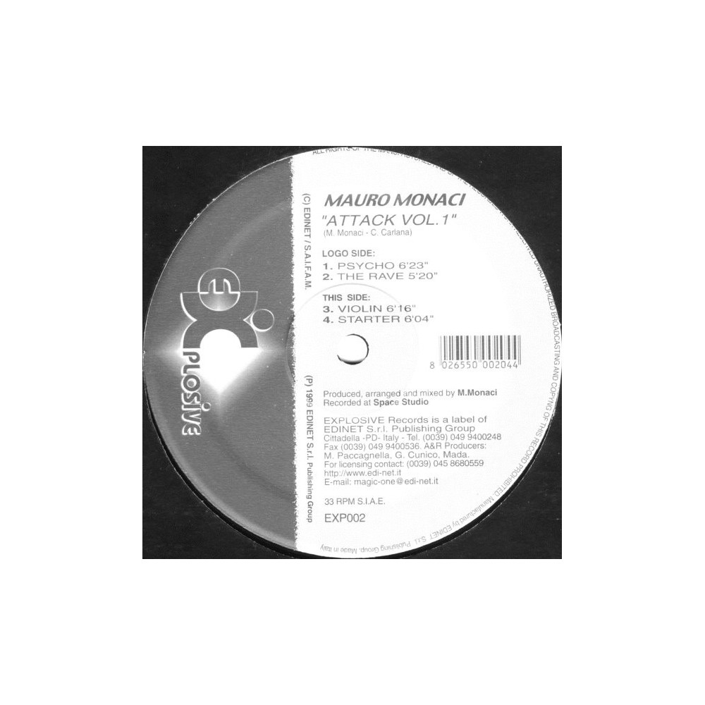 Mauro Monaci - Attack EP Vol. 1
