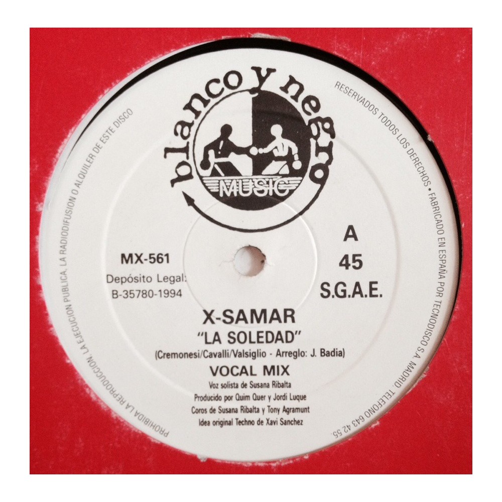 X-Samar ‎– La Soledad