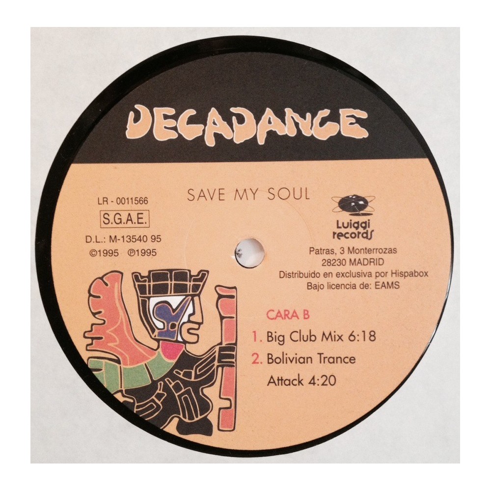 Decadance ‎– Save My Soul