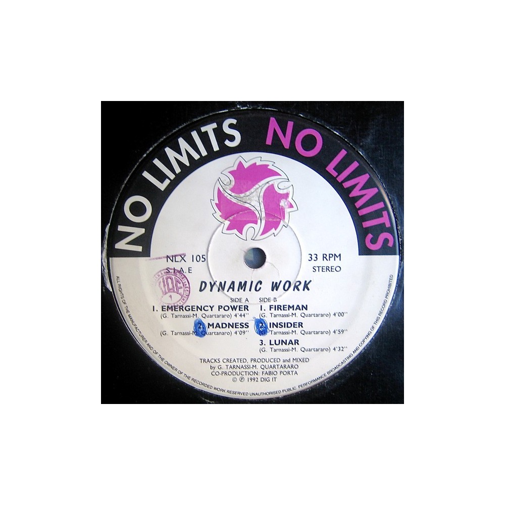 Dynamic Work ‎– Dynamic Work Vol. 1