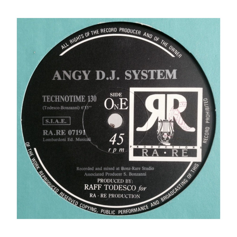 Angy DJ System ‎– Technotime 130 
