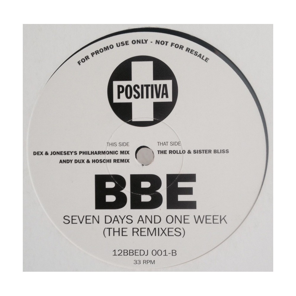 BBE ‎– Seven Days And One Week (The Remixes)