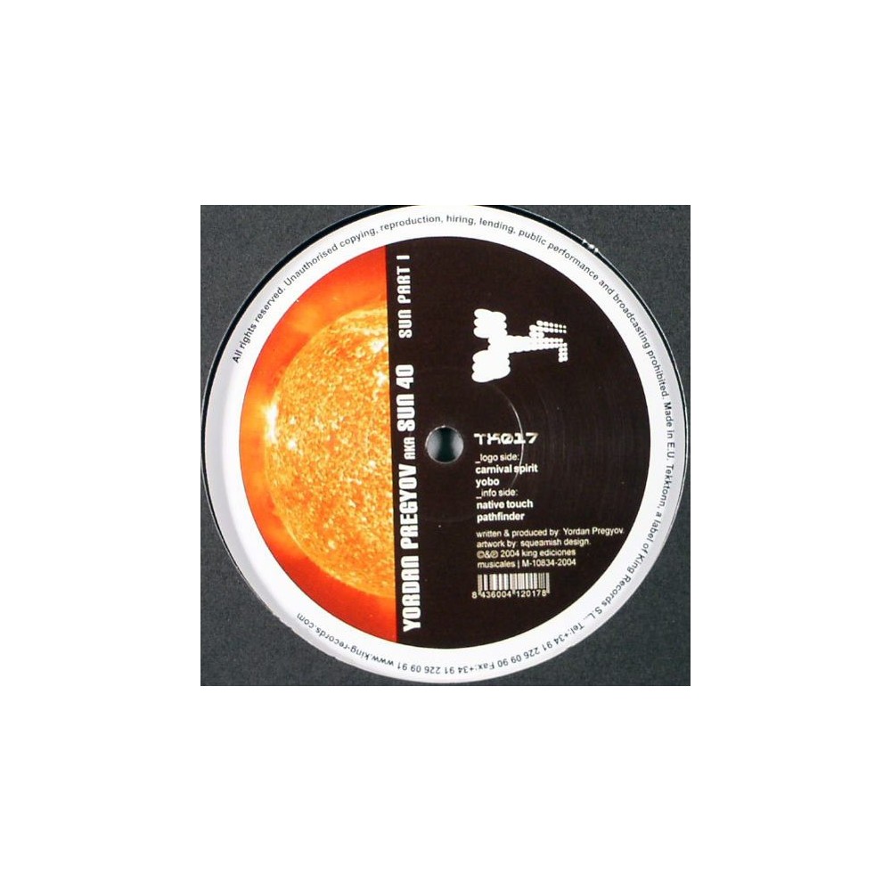 Yordan Pregyov ‎– Sun Part I 