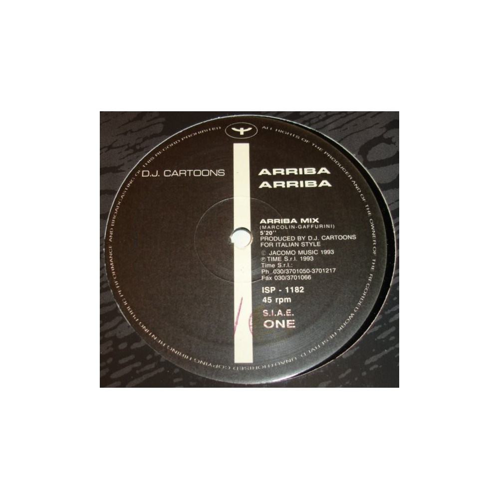 DJ Cartoons ‎– Arriba Arriba
