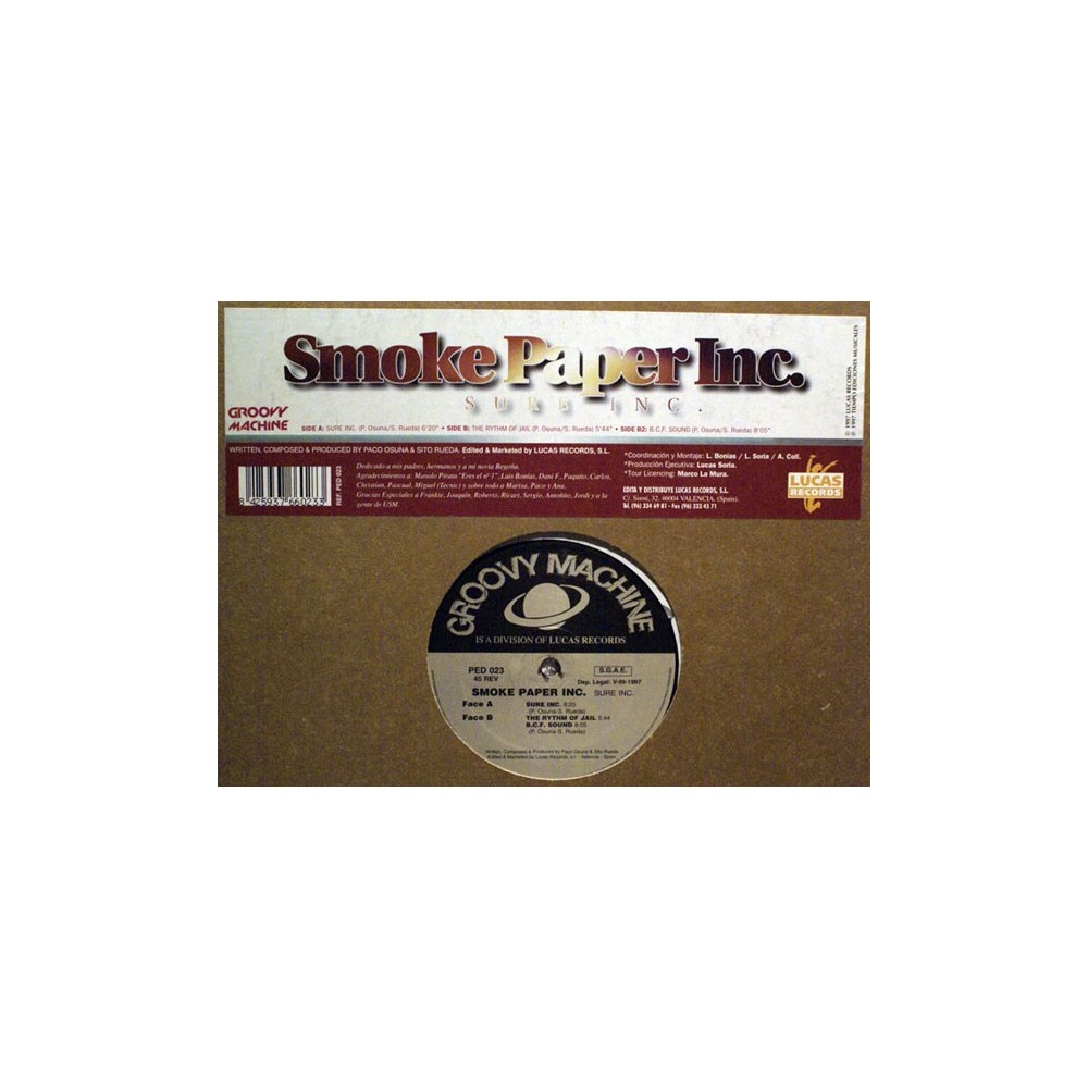 Smoke Paper Inc ‎– Sure Inc
