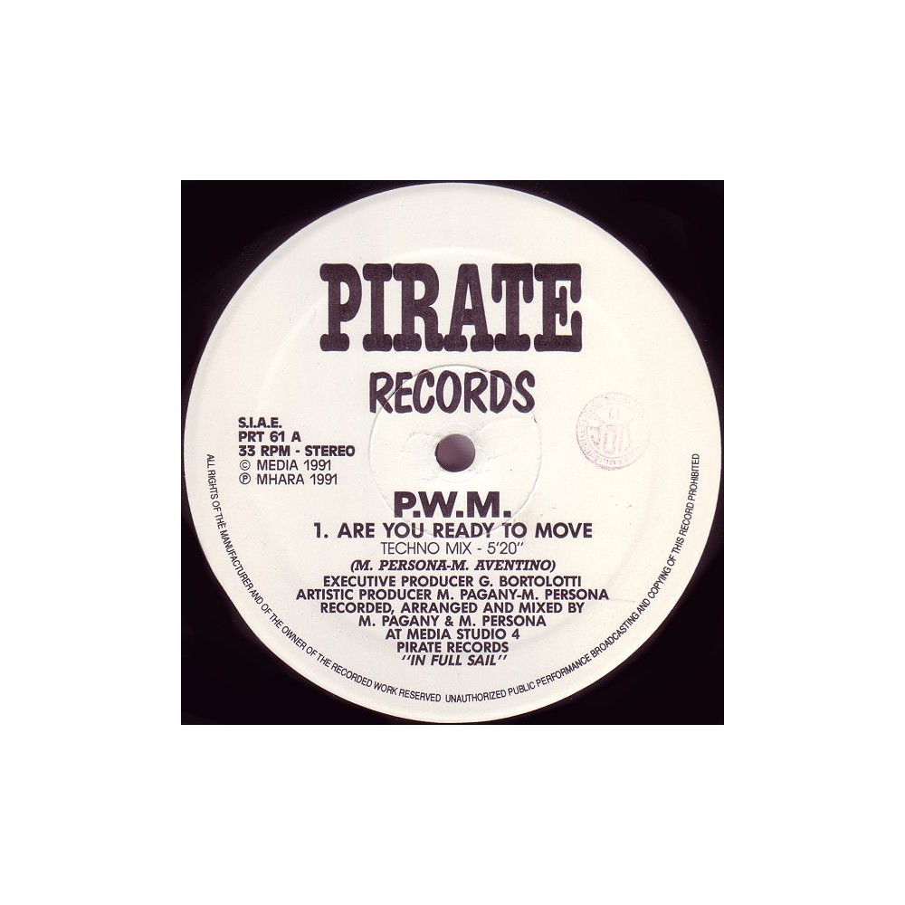 PWM – Are You Ready To Move (TEMAZO TECHNO DEL 91¡¡)