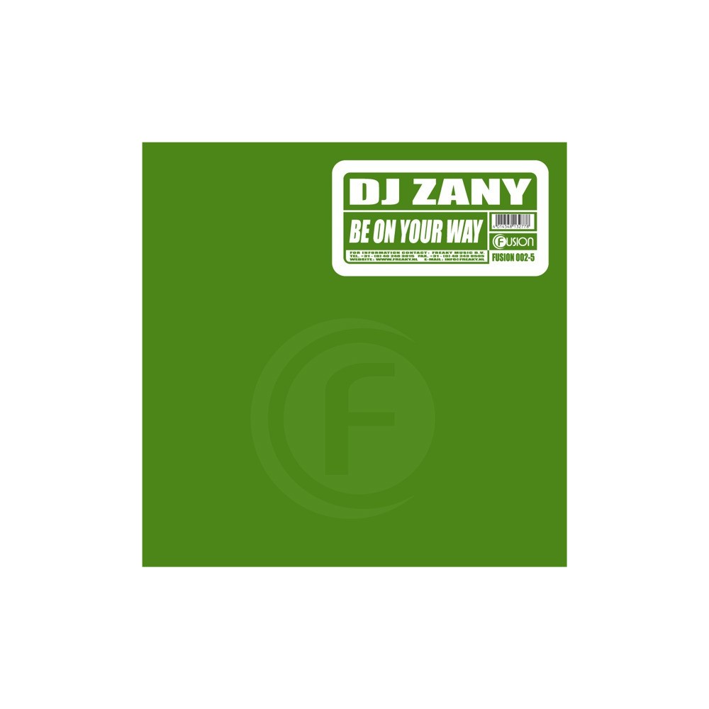 DJ Zany ‎– Be On Your Way 