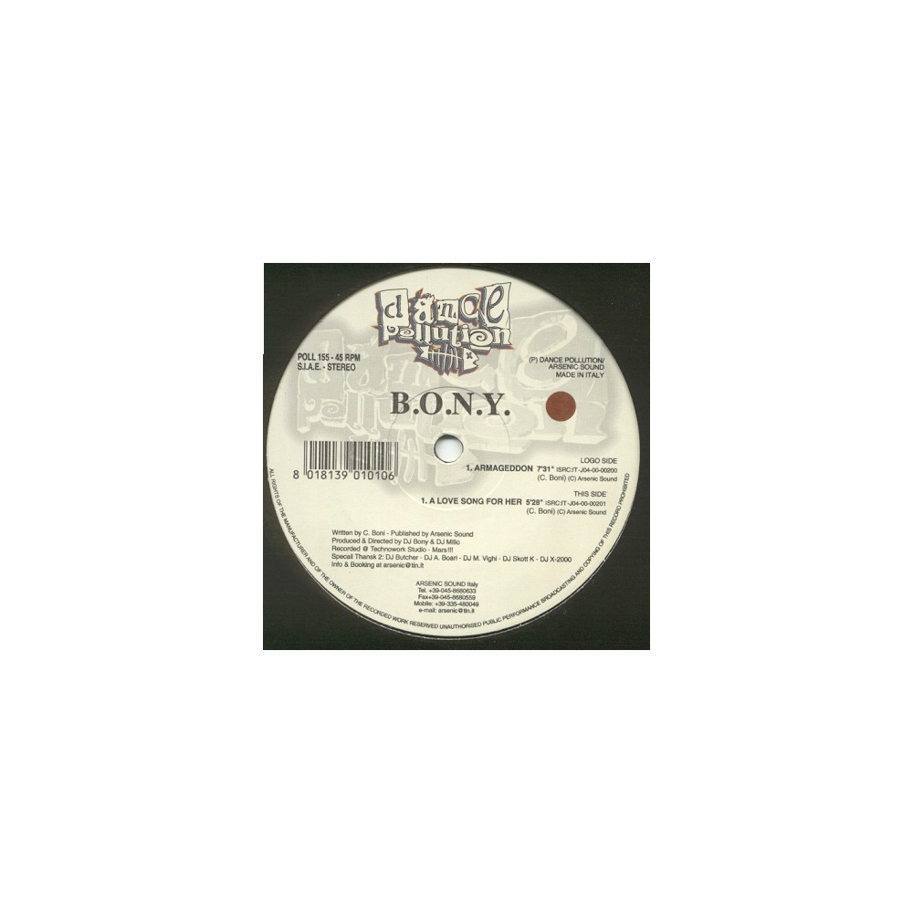 BONY ‎– Armageddon 