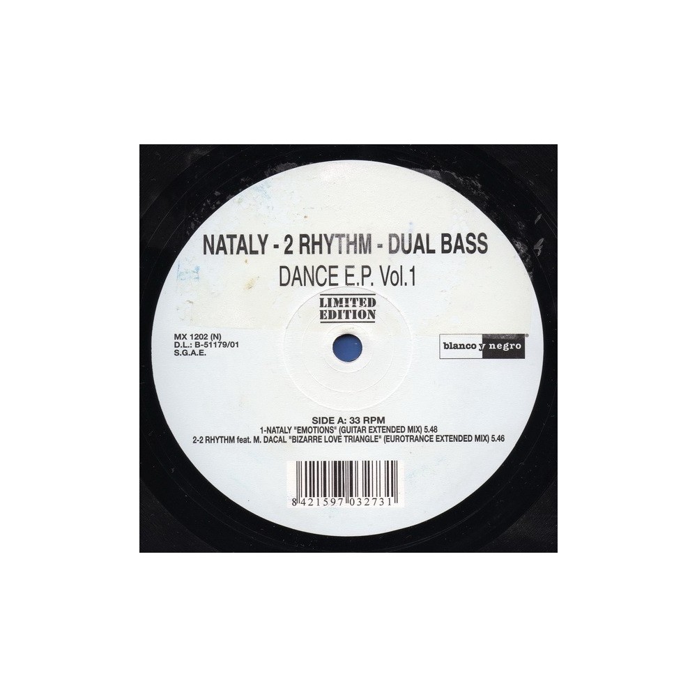 Dance EP Vol. 1 (INCLUYE NATALY - EMOTIONS & DUAL BASS - WHAT WILL I DO¡¡)¡¡ )