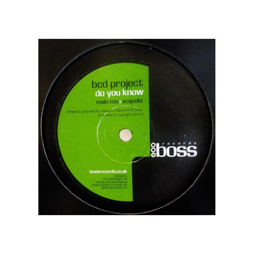 BCD Project ‎– Do You Know 