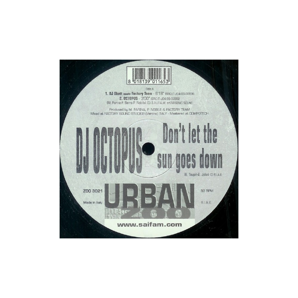 DJ Octopus - Don't Let The Sun Goes Down(2 MANO,COMO NUEVO¡¡)