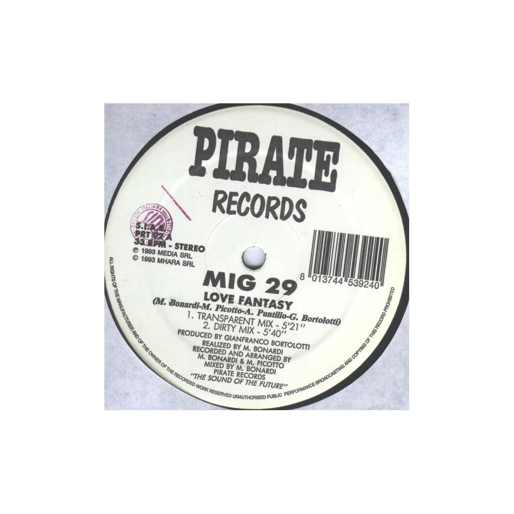 Mig 29 ‎– Love Fantasy 