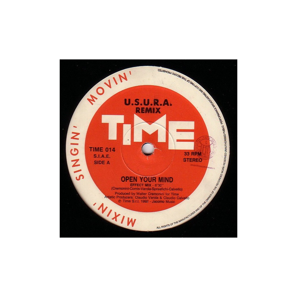 USURA ‎– Open Your Mind (Remixes) 
