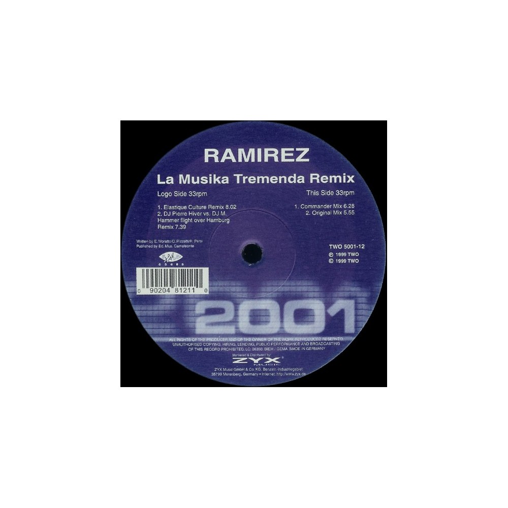 Ramirez ‎– La Musika Tremenda (Remix) 