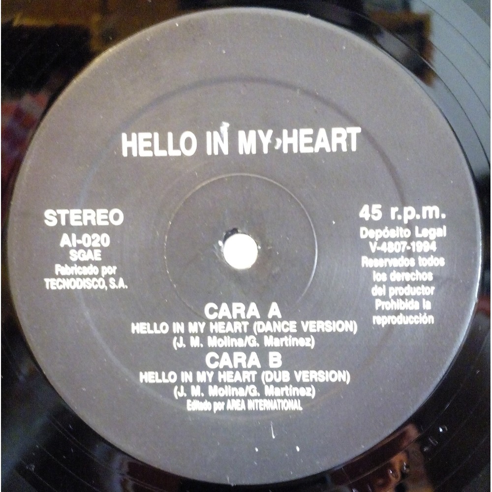 N.O.D. ‎– Hello In My Heart 