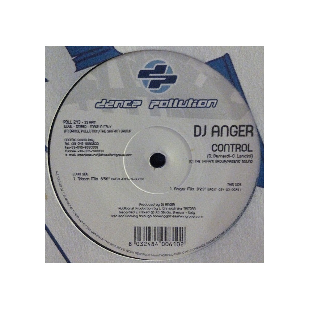 DJ Anger ‎– Control 