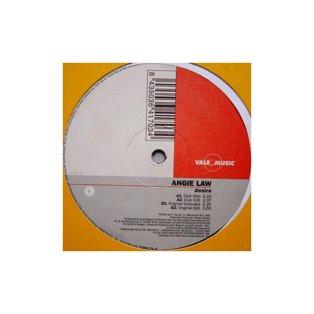 Angie Law ‎– Desire 