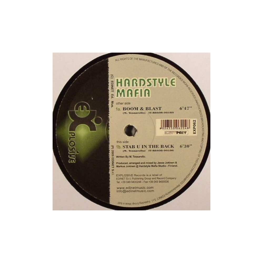 Hardstyle Mafia ‎– Boom & Blast 