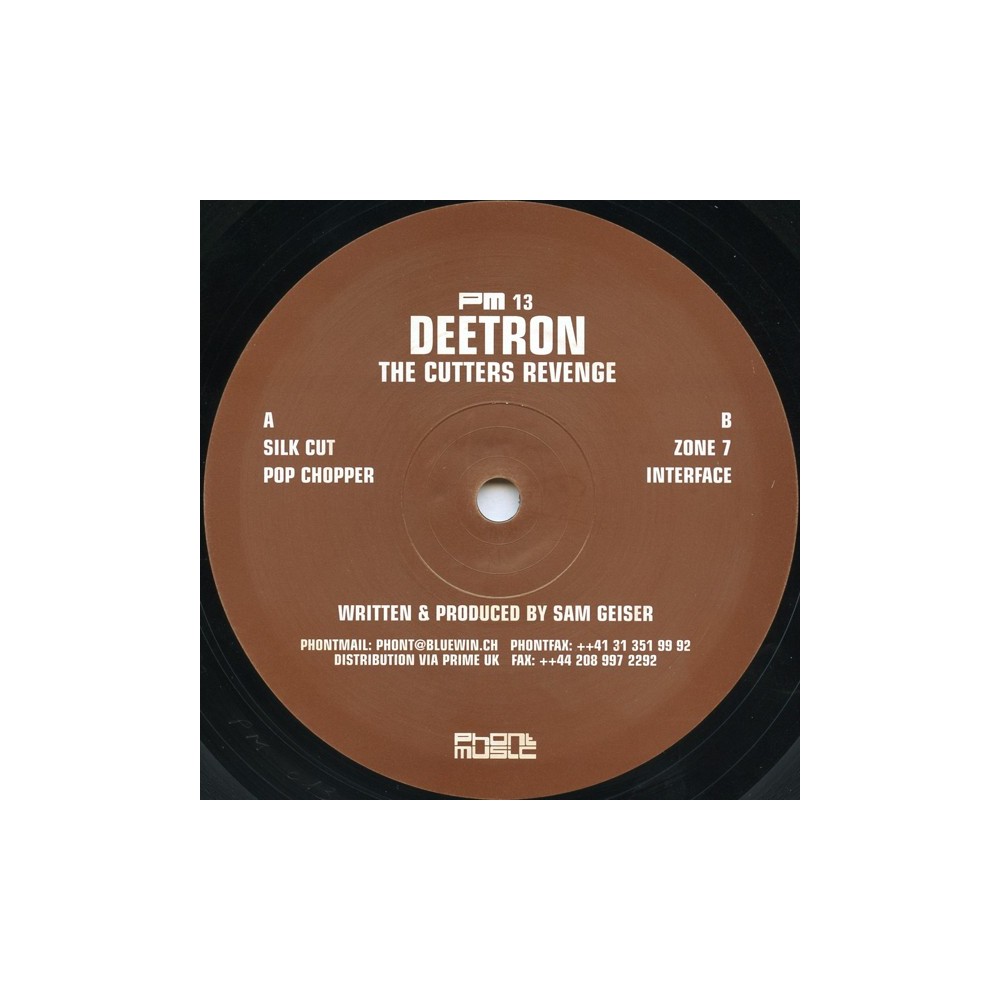 Deetron ‎– The Cutters Revenge (TECHNO)
