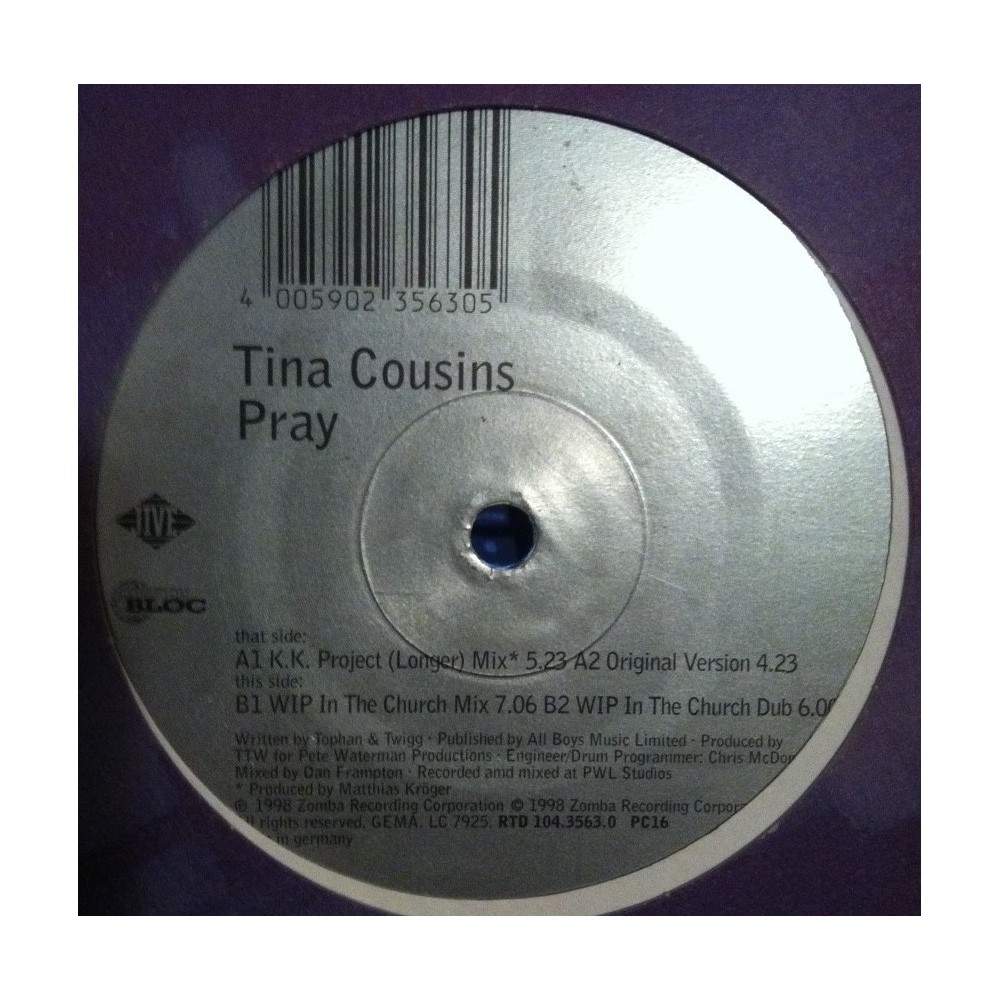 Tina Cousins  - Pray (EDICIÓN ALEMANA)