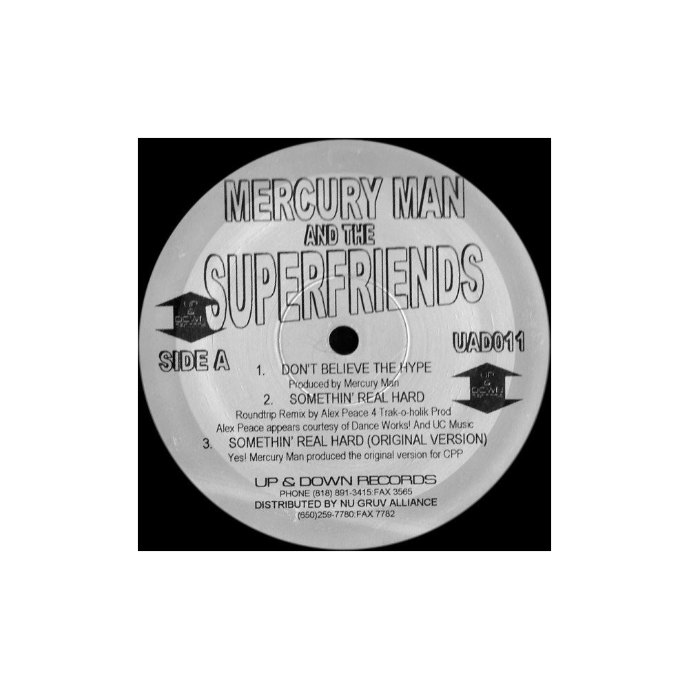 Mercury Man And The Superfriends  ‎– Don't Believe The Hype