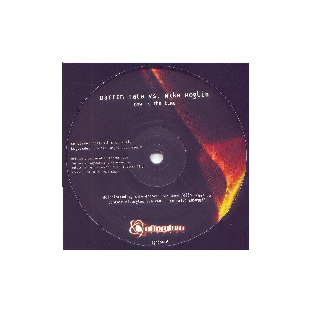 Darren Tate vs. Mike Koglin ‎– Now Is The Time