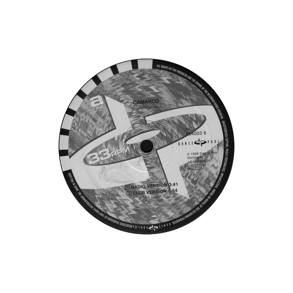 Camarco ‎– I Promise Myself / Boom Boom 