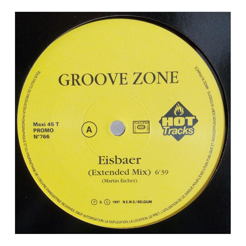 Groovezone – Eisbaer (COPIA IMPORT,VERSIÓN PARA DJ'S MÁS ACELERADA,140 BPM¡¡)
