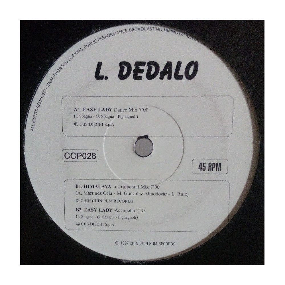 L. Dedalo – Easy Lady (REEDICIÓN.TEMAZO¡¡¡)