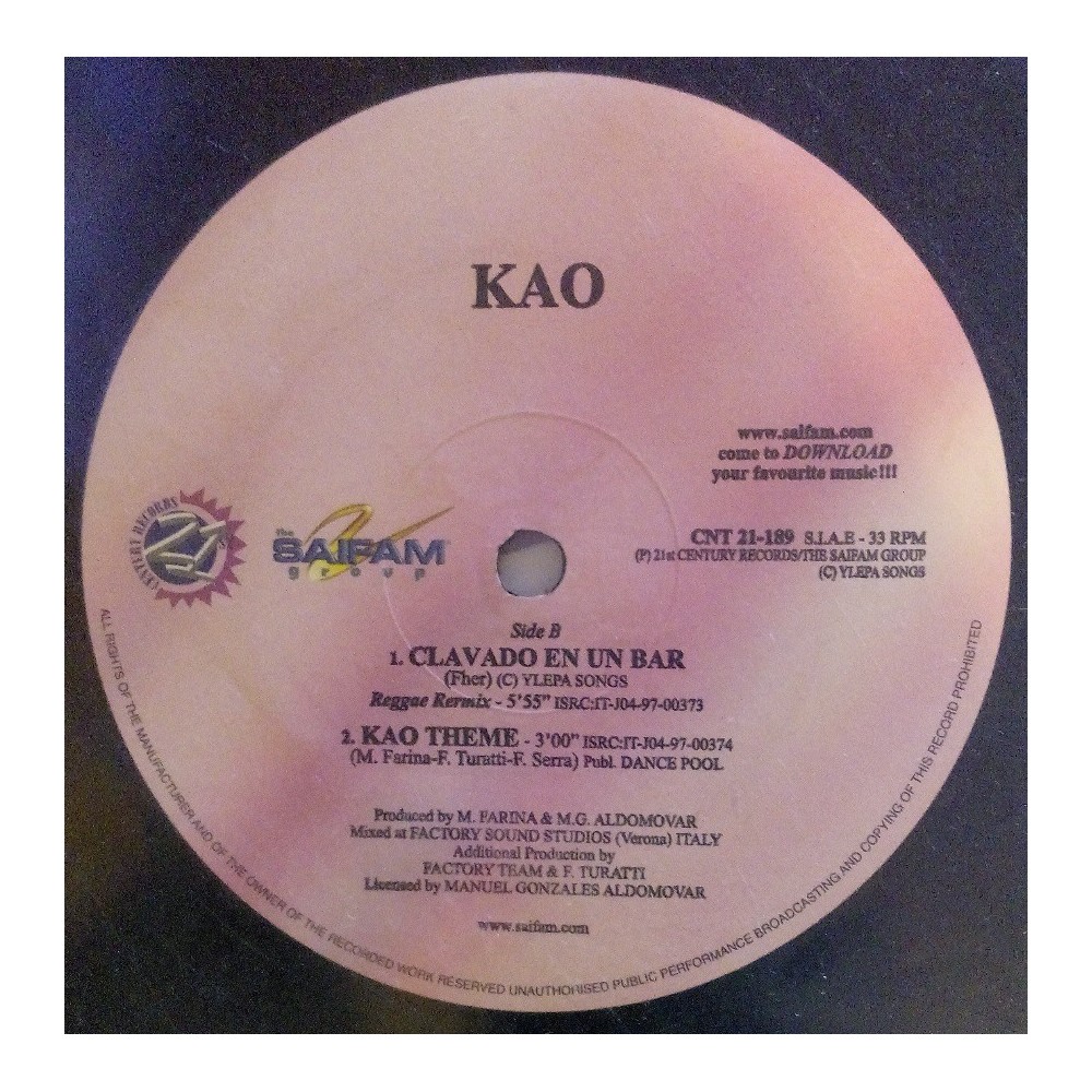 Kao - Clavado En Un Bar (TEMAZO SAIFAM¡¡)