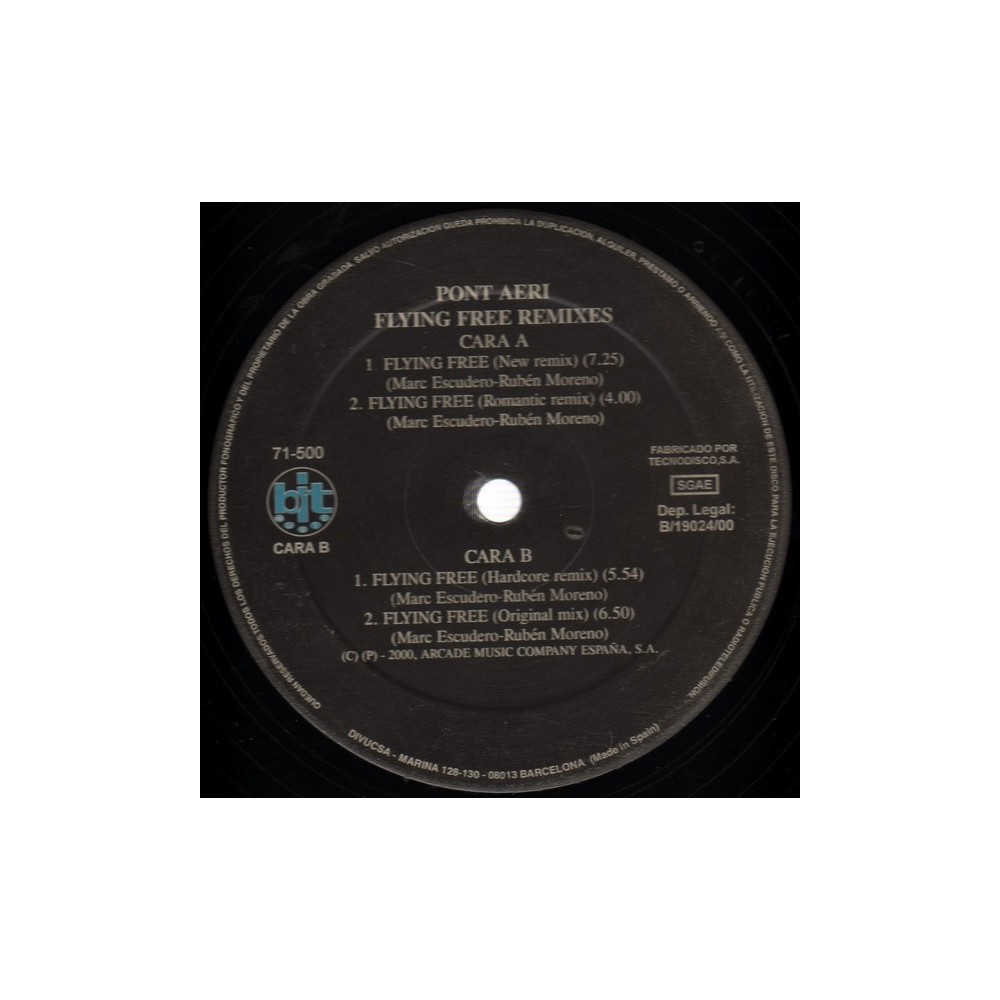 Pont Aeri - Flying Free (Remixes)