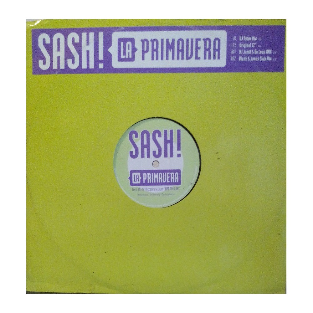 Sash ‎– La Primavera (BYTE RECORDS)