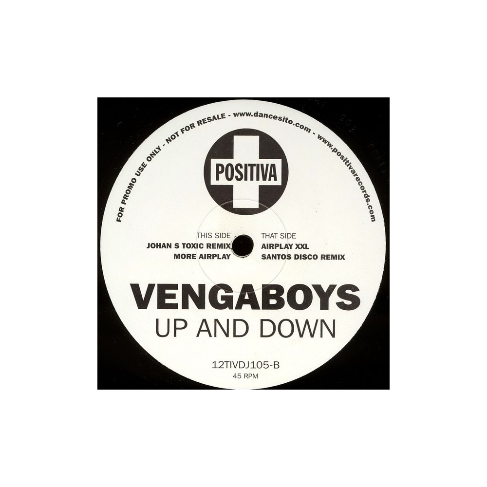 Vengaboys ‎– Up And Down (POSITIVA RECORDS)