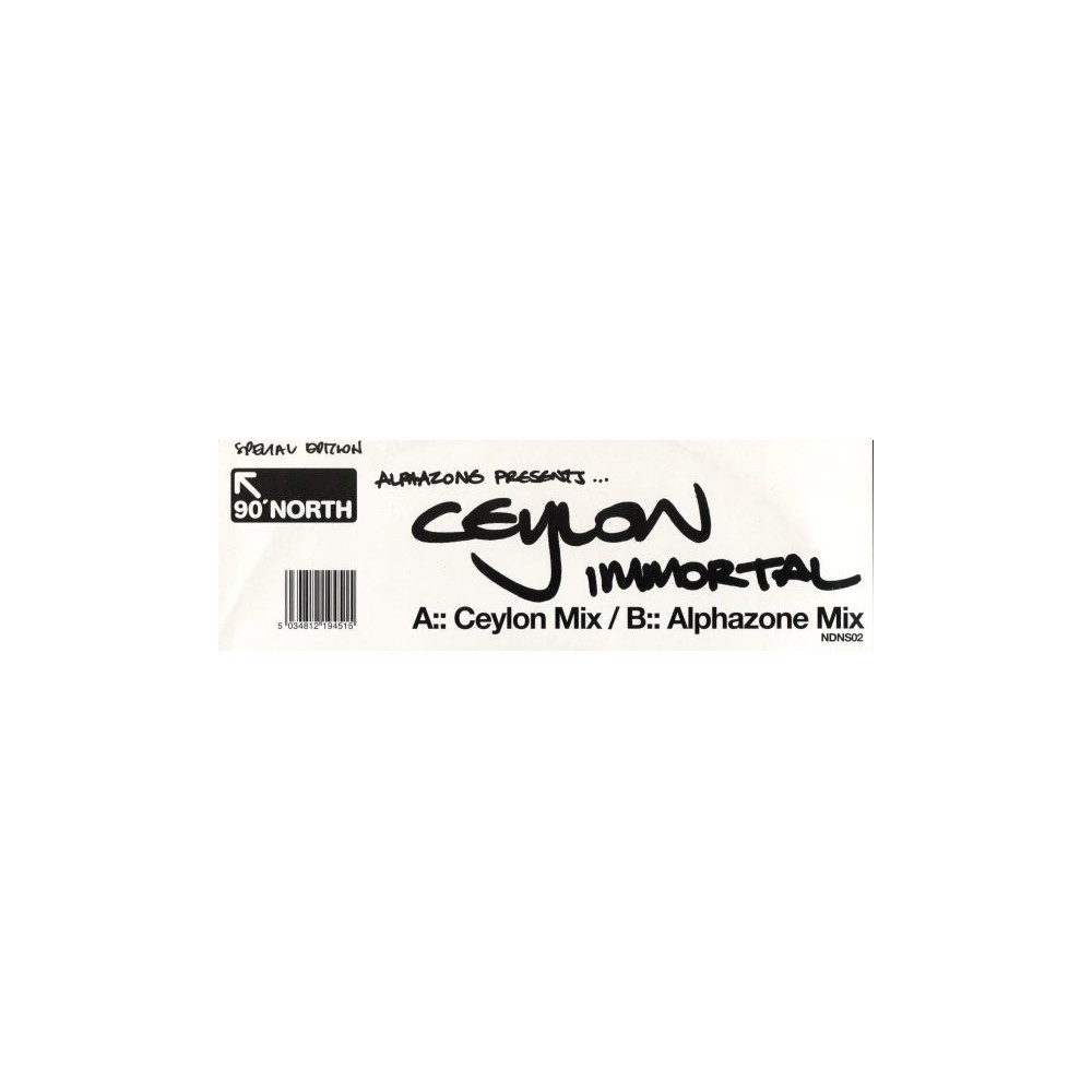 Alphazone Presents ... Ceylon - Immortal(BRUTAL,CORTE VOCAL & INSTRUMENTAL¡¡ 100% COLISEUM)