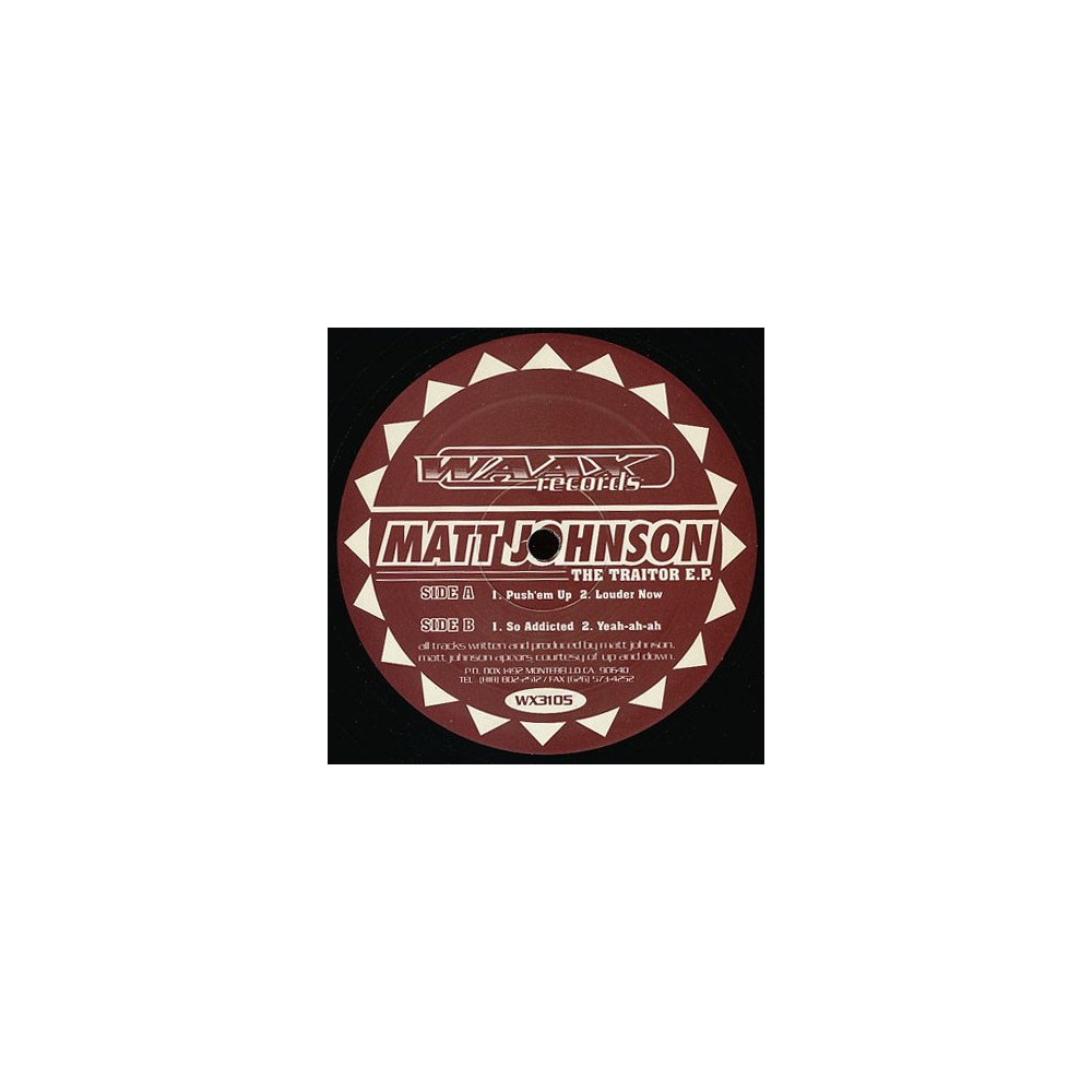 Matt Johnson ‎– The Traitor EP